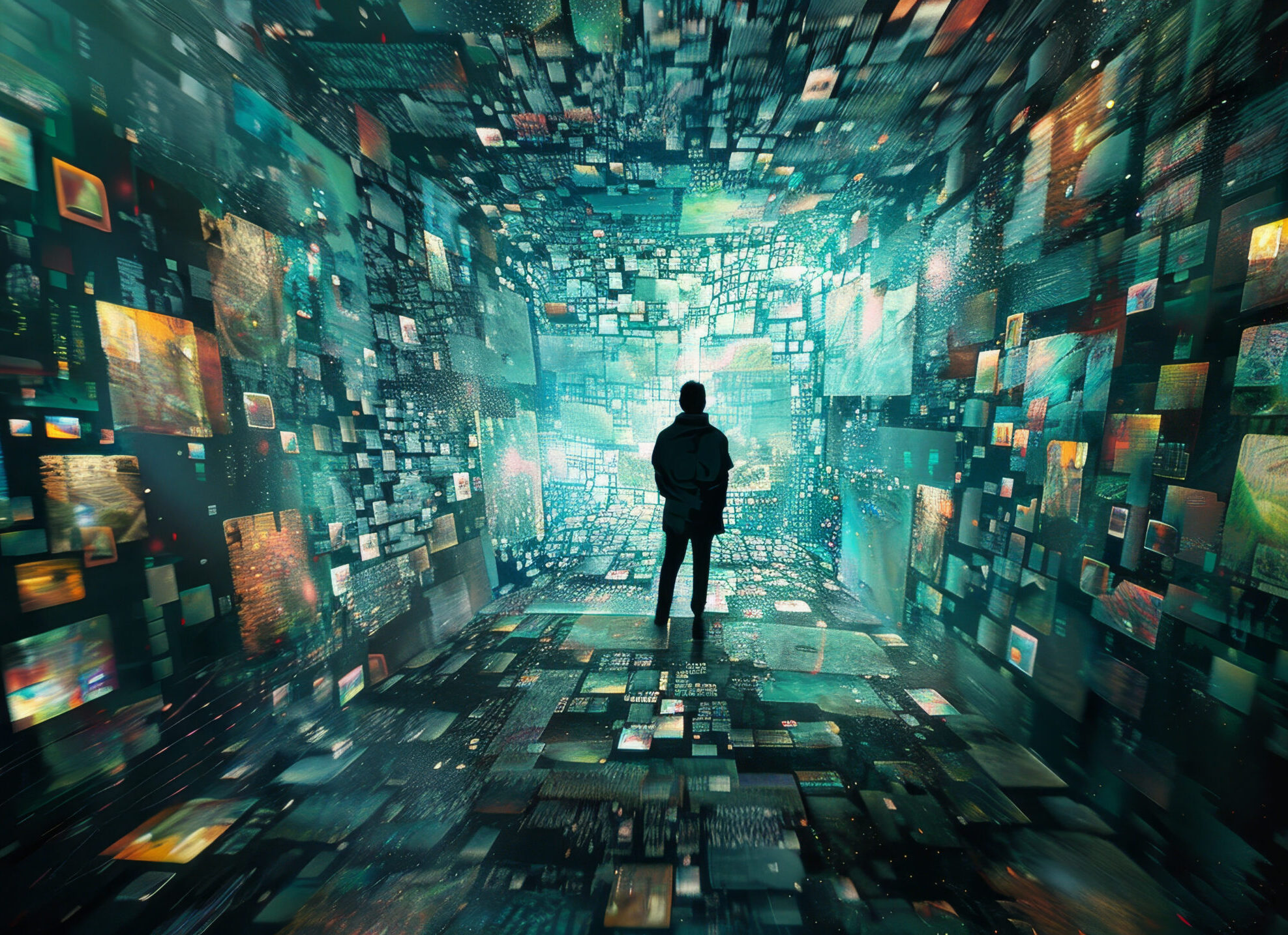 Usuario atrapado en su propio contenido